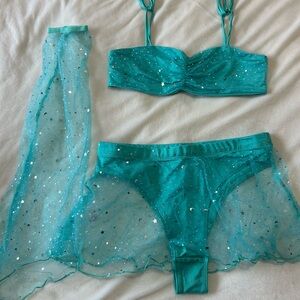 Sparkling Teal Festival Set